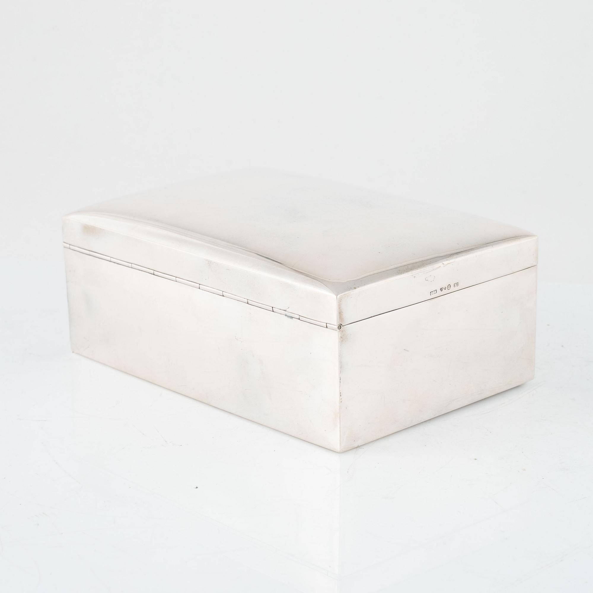 A Swedish Silver Box, mark of CG Hallberg, Stockholm 1924.