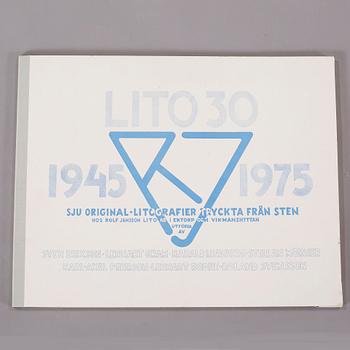 Five litographs in colours, "Lito 30 1945 1975", numbered 166/350.