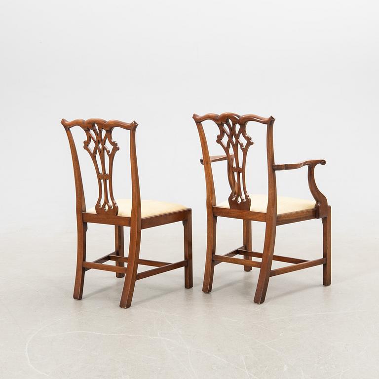 Dining group 11 dlrs England mid-20th century.