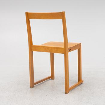 Four Chairs, so-called "Orchestra chairs", mid-20th Century.