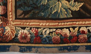 A tapestry, "Verdure", tapestry weave, ca 300-307 x 500,5-506 cm, signerad VIT*M*R*D'AUBVSSON.