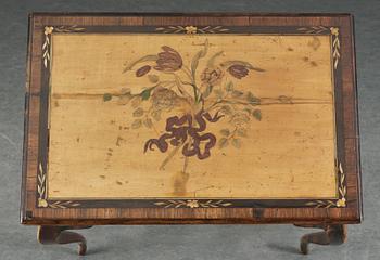 An 18th century Lady's working table, probably Germany.