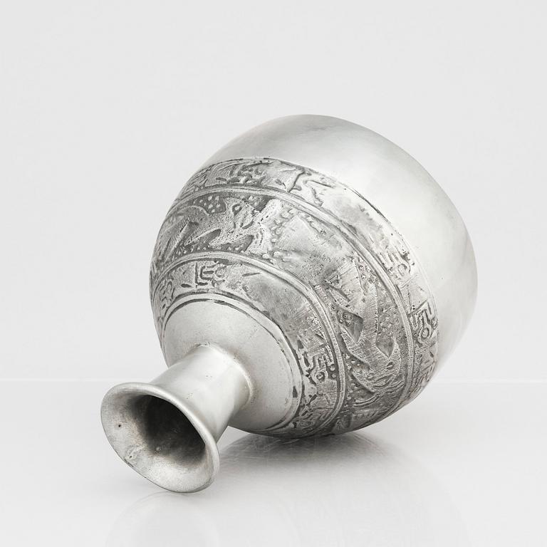 Estrid Ericson, a pewter vase, Svenskt Tenn, Stockholm 1984.