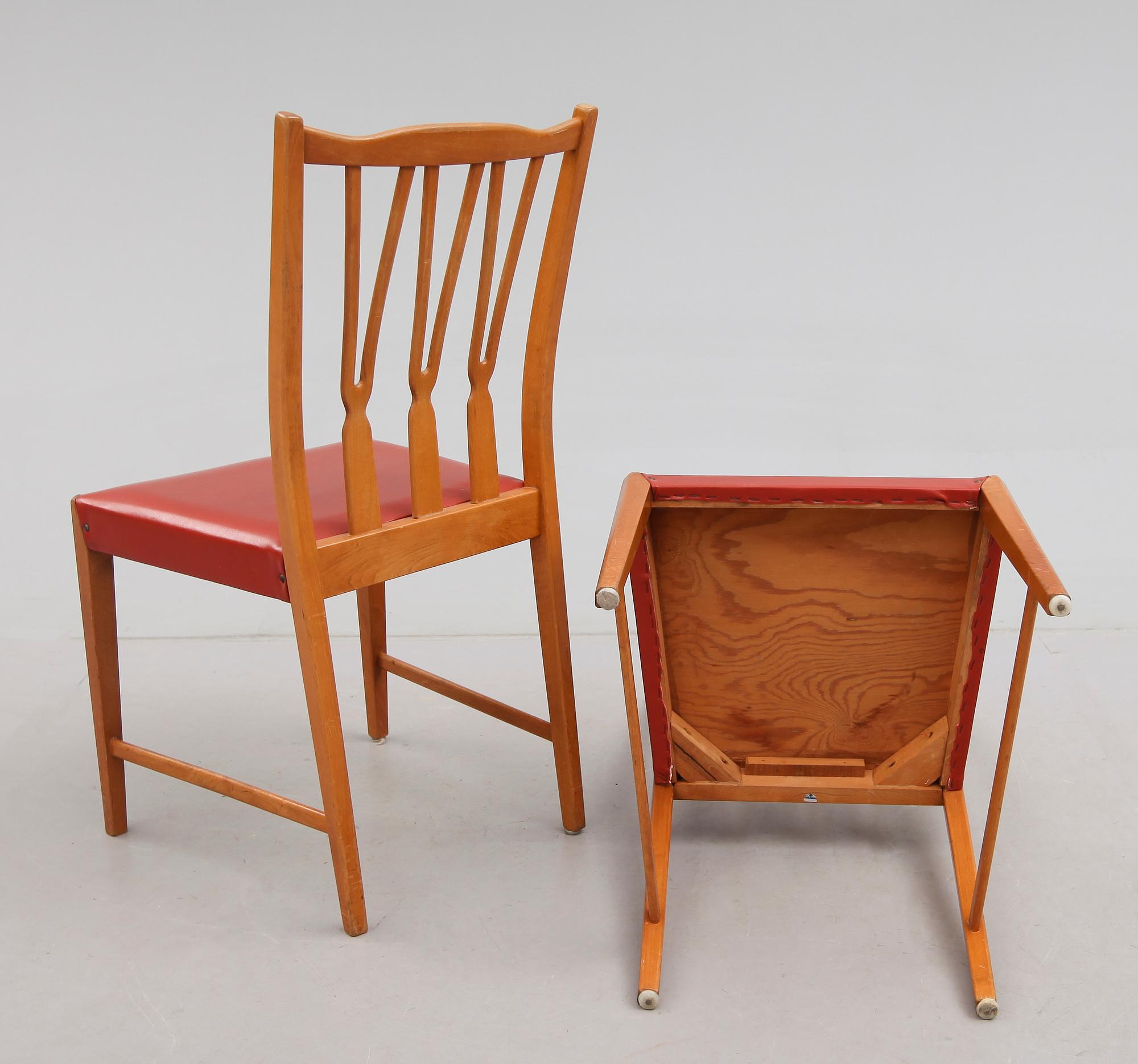 STOLAR, 6 st, Troeds, Bjärnum, 1900-talets andra hälft.