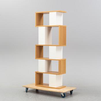 Terence Conran, a 'Counterbalance' oak bookcase, Content by Terence Conran.