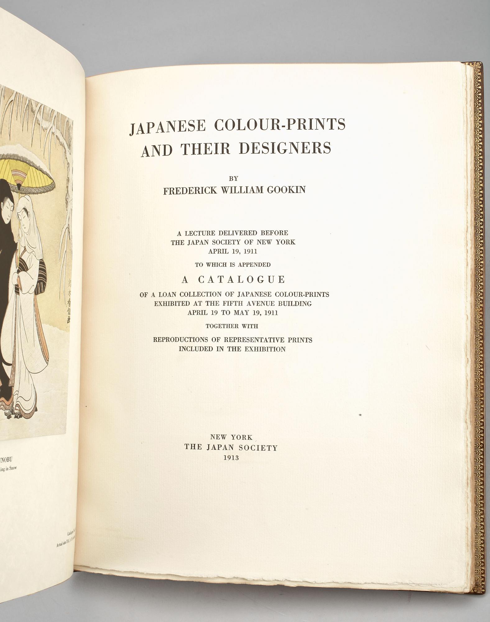 BOKBAND, Eva Mannerheim Sparre, signerad L & E. Sparre, troligen 1910-tal.