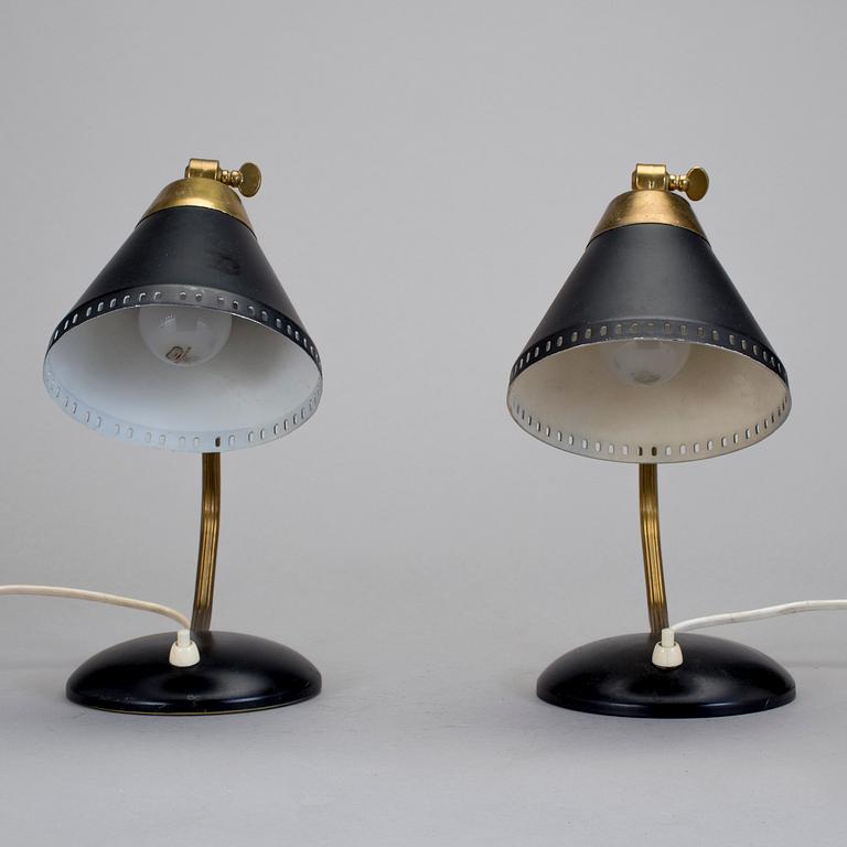 BORDS-/VÄGGLAMPOR, EWÅ, Värnamo, 1900-talets mitt.