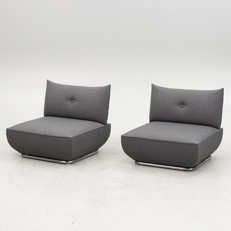 Stefan Borselius, sofa, 2 pieces "Dunder", Blå Station. contemporary.