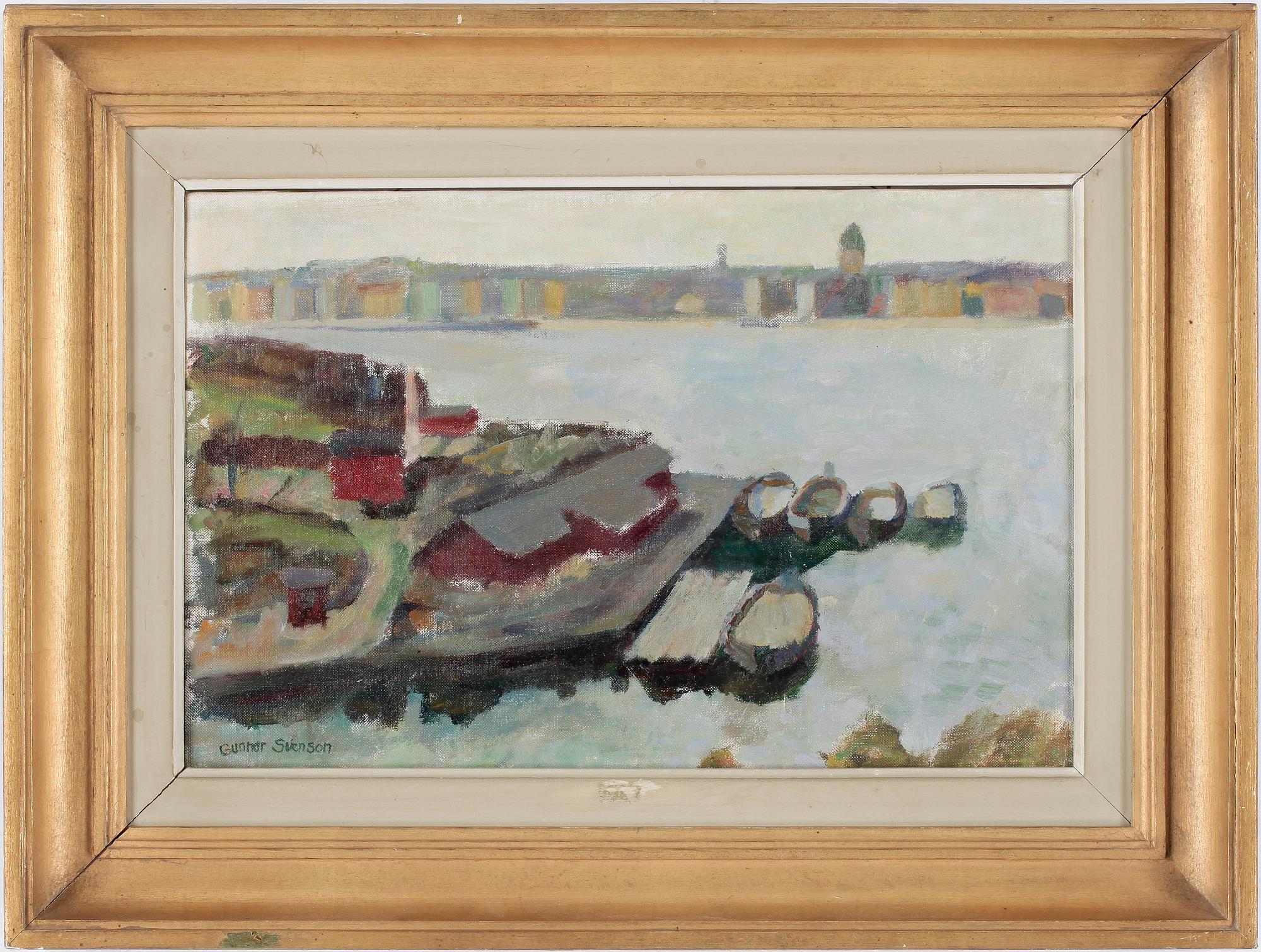 GUNNAR SVENSON, olja på duk, sign.