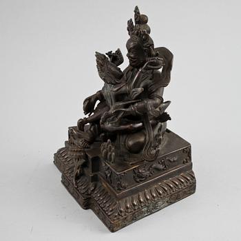 SKULPTUR, brons, Sinotibet, 1800/1900-tal.