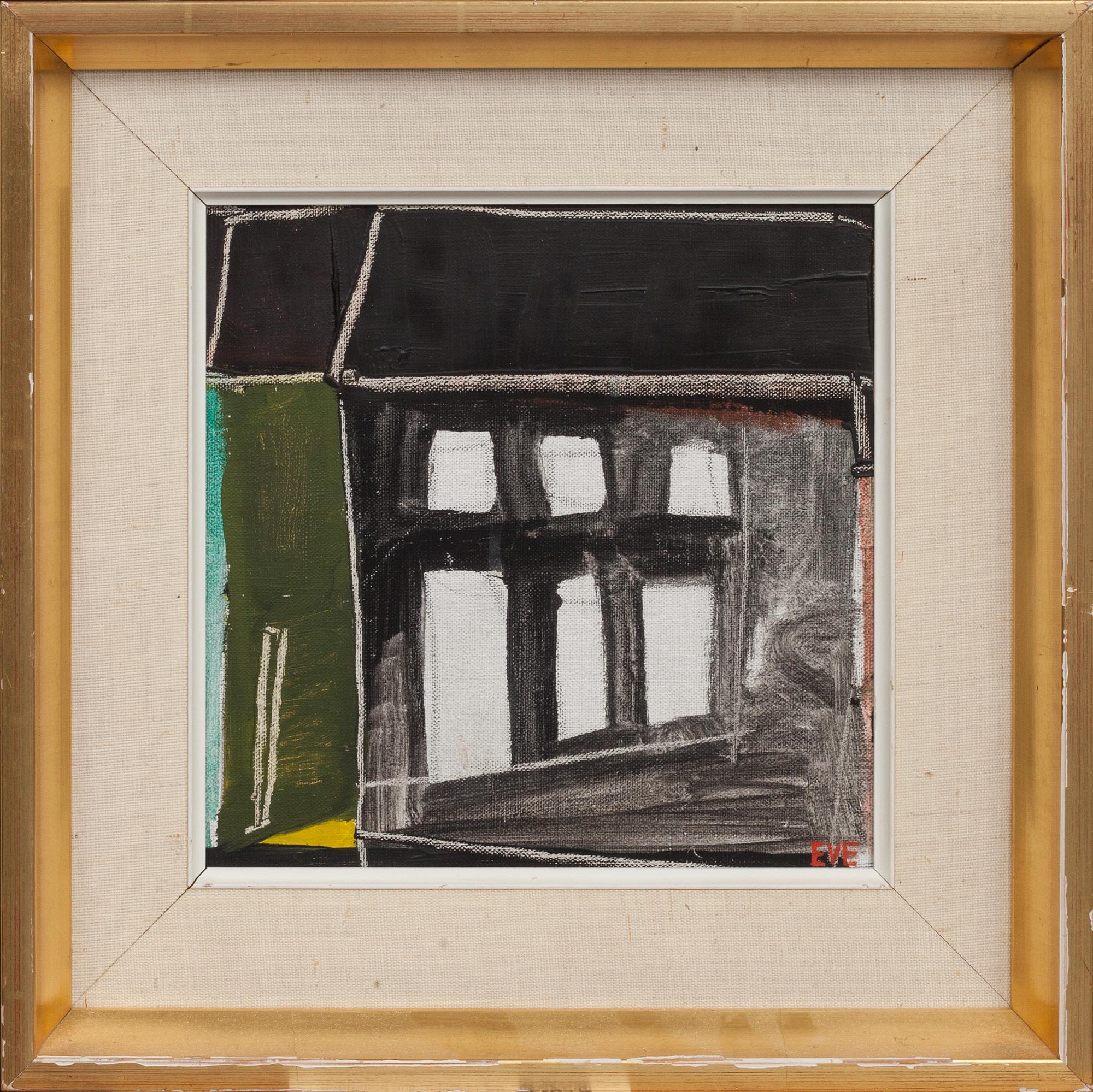 EVE ERIKSSON, olja på uppfodrad duk, signerad.