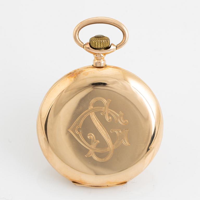 Pocket watch, hunter, 51 mm.