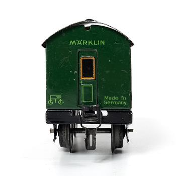 Märklin, 18 carriages and accessories, Germany, 1930s. 0 gauge.