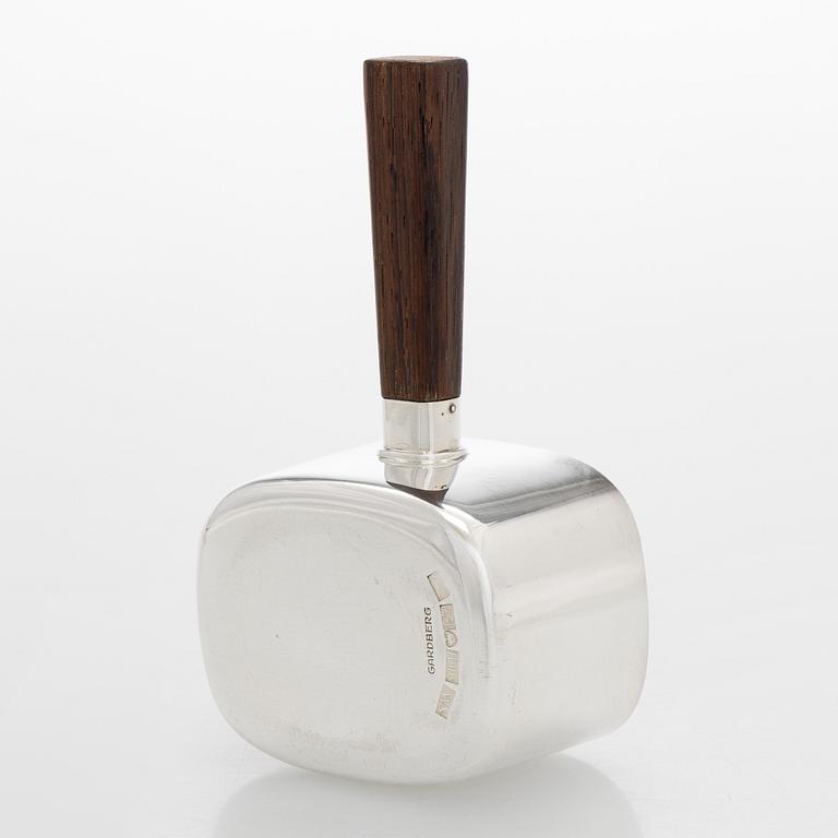 Bertel Gardberg, A silver and rosewood sauce jug, Eino Westerback, Helsinki, 1959.