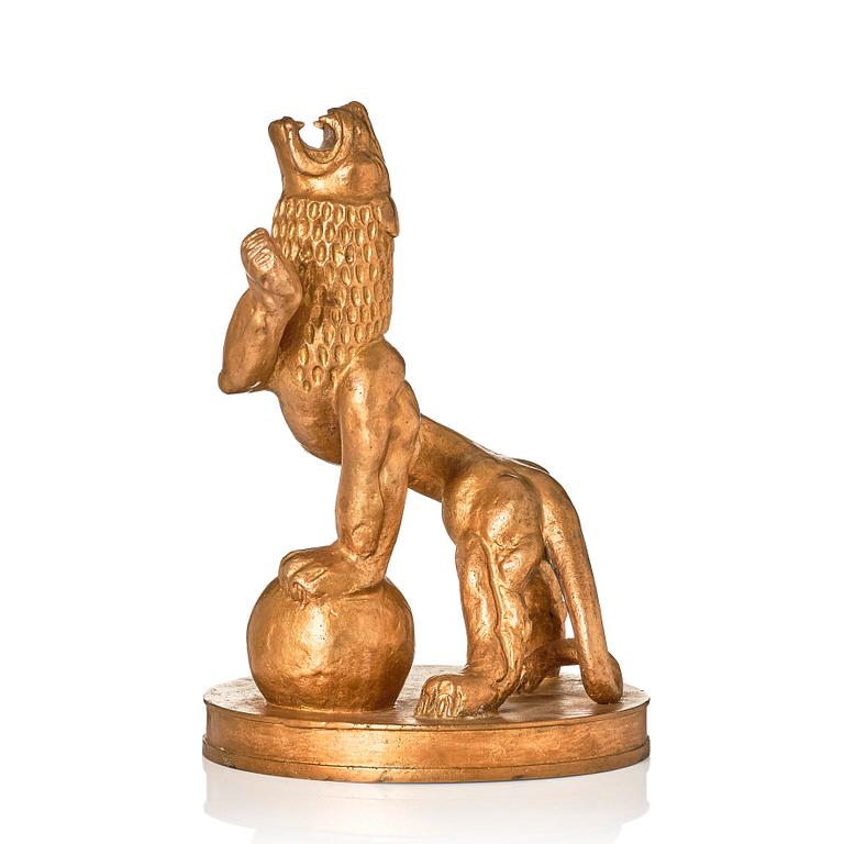 Carl Milles, "Heraldiskt lejon" (=Heraldic lion).
