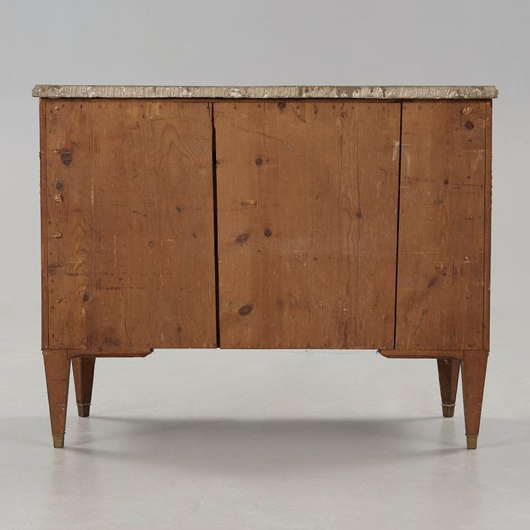 A Gustavian late 18th century commode by Anders Lundelius, master 1778.