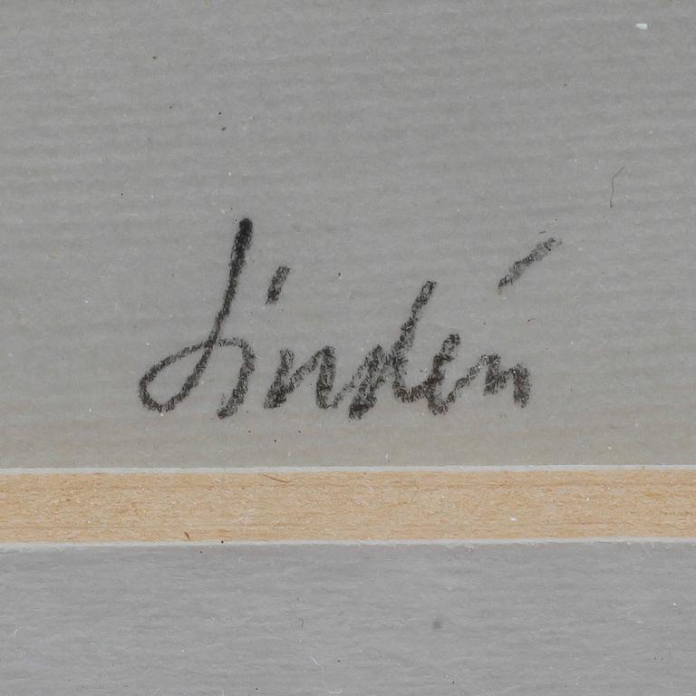 RAGNAR LINDEN,  Blyerts- och tuschteckningar, 11 st, signerade.