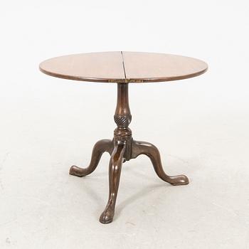 An English Queen Anne mahogany folding table 18th century.