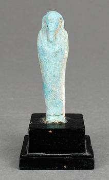 USHEBTI, 2 st, fajans, Egypten, sentid 664-331 f Kr.