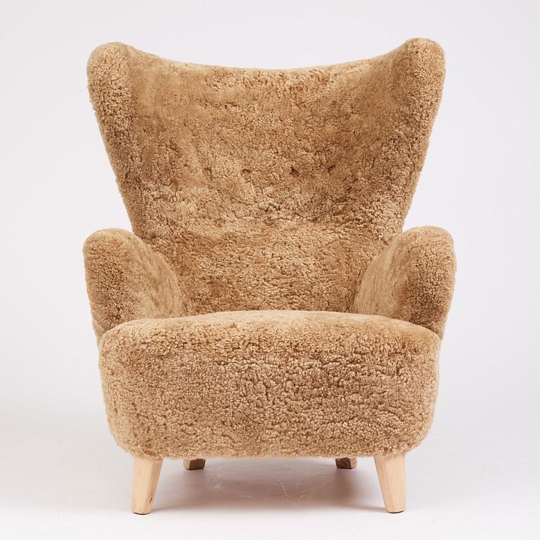Otto Schulz, fåtölj, Boet, Swedish Modern 1940-tal.