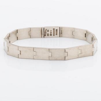 WIWEN NILSSON armband sterling silver, Lund 1961, ca 18 x 0,7 cm.