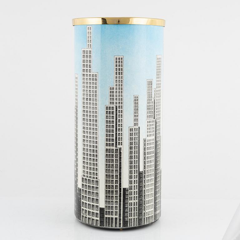 A Fornasetti umbrella stand, Milan, Italy.