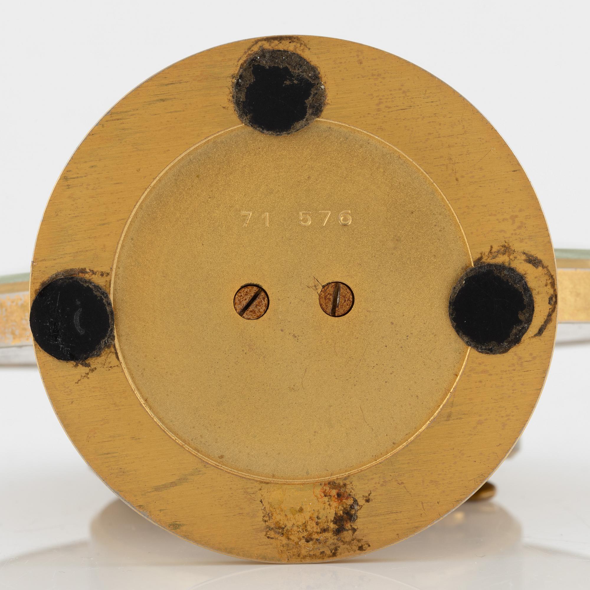 Imhof, table clock, 10 x 12 cm.