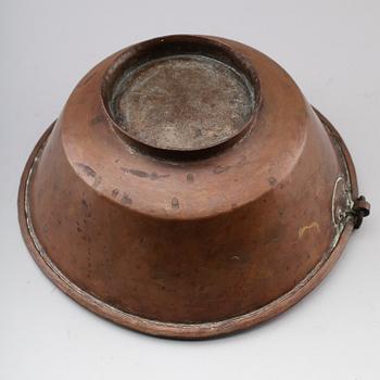 SKÅL, koppar, 1800-tal.