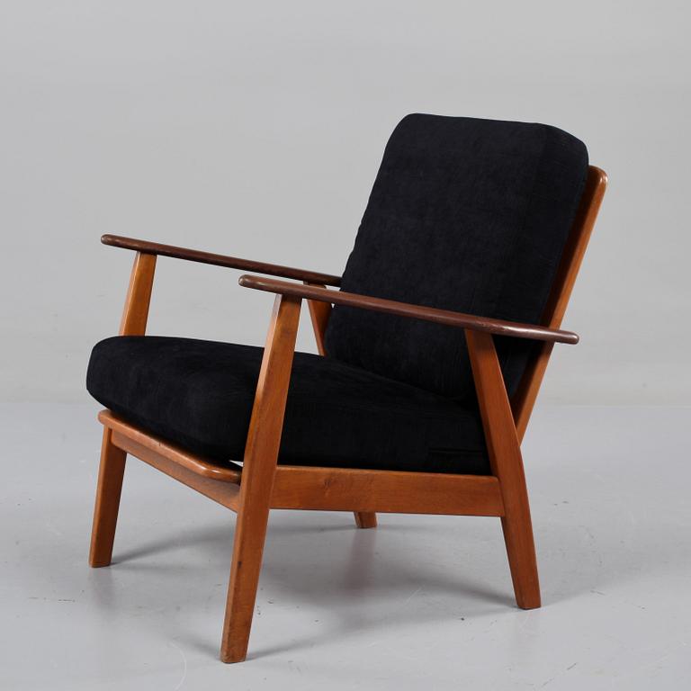 FÅTÖLJ, teak, 1950/60-tal.