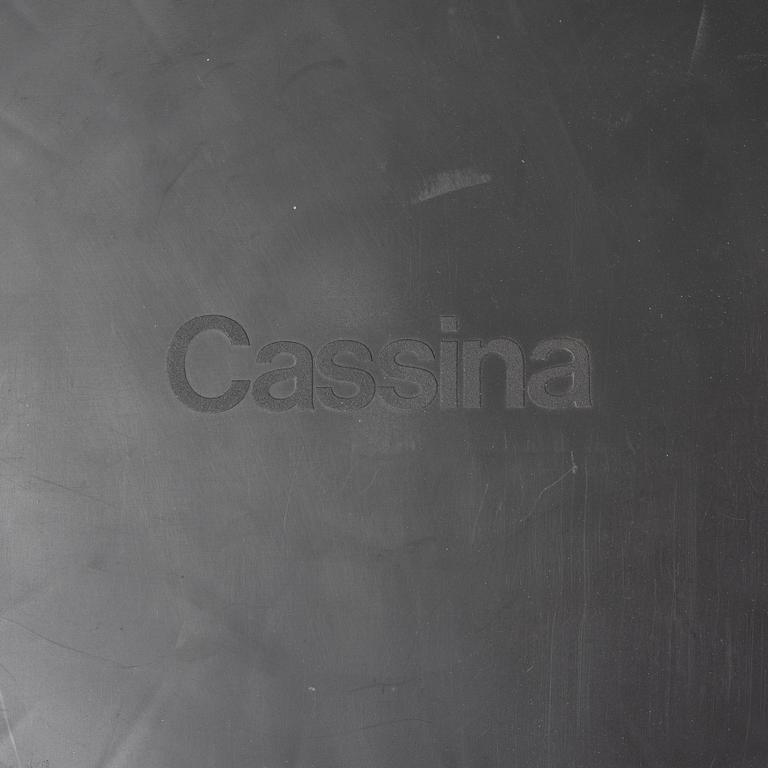 A pair of model 412 CAB chairs by Mario Bellini for Cassina.