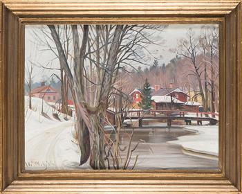 Ali Munsterhjelm, River View at Winter.