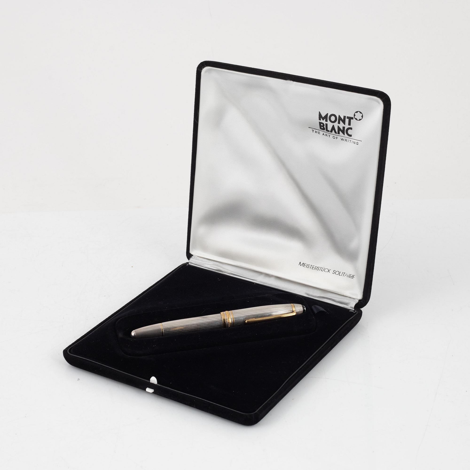 Montblanc, reservoarpenna, sterlingsilver, Meisterstück No 146, Tyskland.