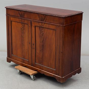 A mahogany cupboard, second half of the 19th century.