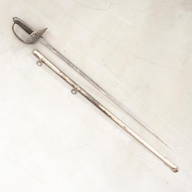 A British infantry officer's sword 1897 pattern, with scabbard.