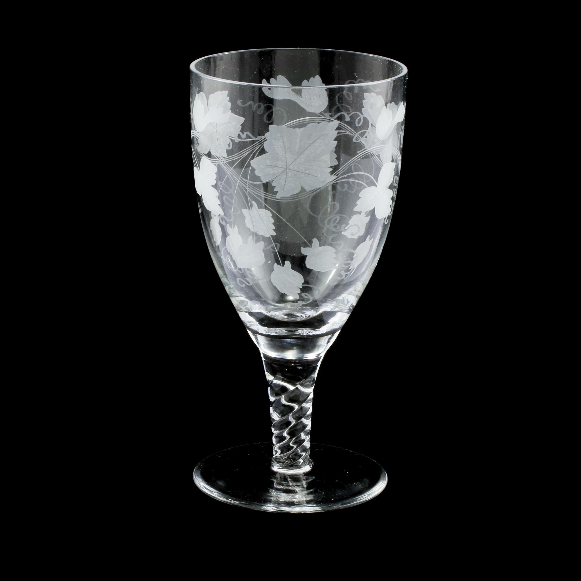 VINGLAS, 6 st, 1900-talets andra hälft.