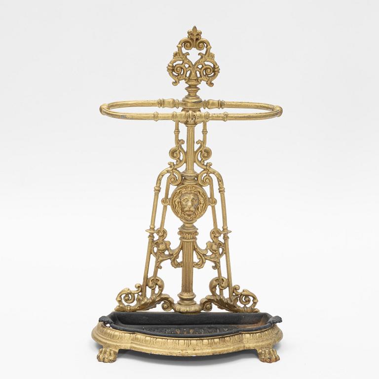 A cast iron umbrella stand from the first half of the 20th century.