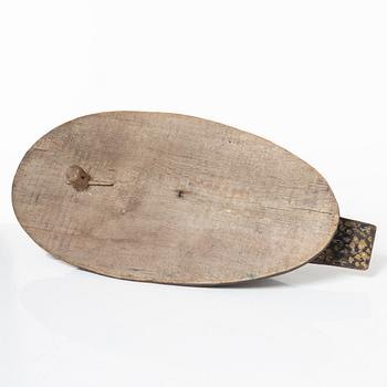 Two carved and painted duch decoys, circa 1900.