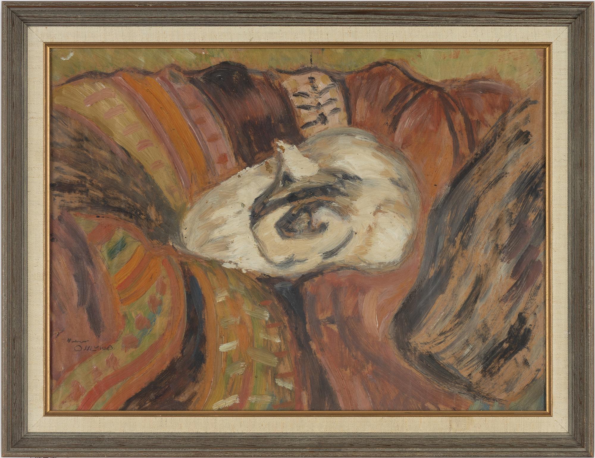 Helmer Osslund, Sleeping Cat.
