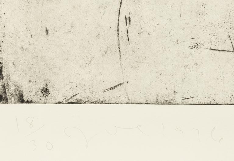 Jim Dine, "A Nurse", from Eight Sheets from an Undefined Novel.