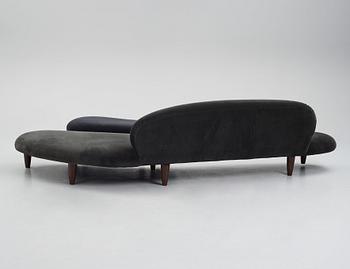 Isamu Noguchi, a "Freeform sofa" and ottoman, Vitra 2009/2019.