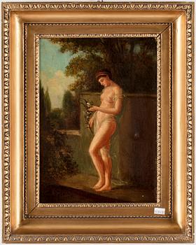 OKÄND KONSTNÄR, olja på duk, 1800-tal.