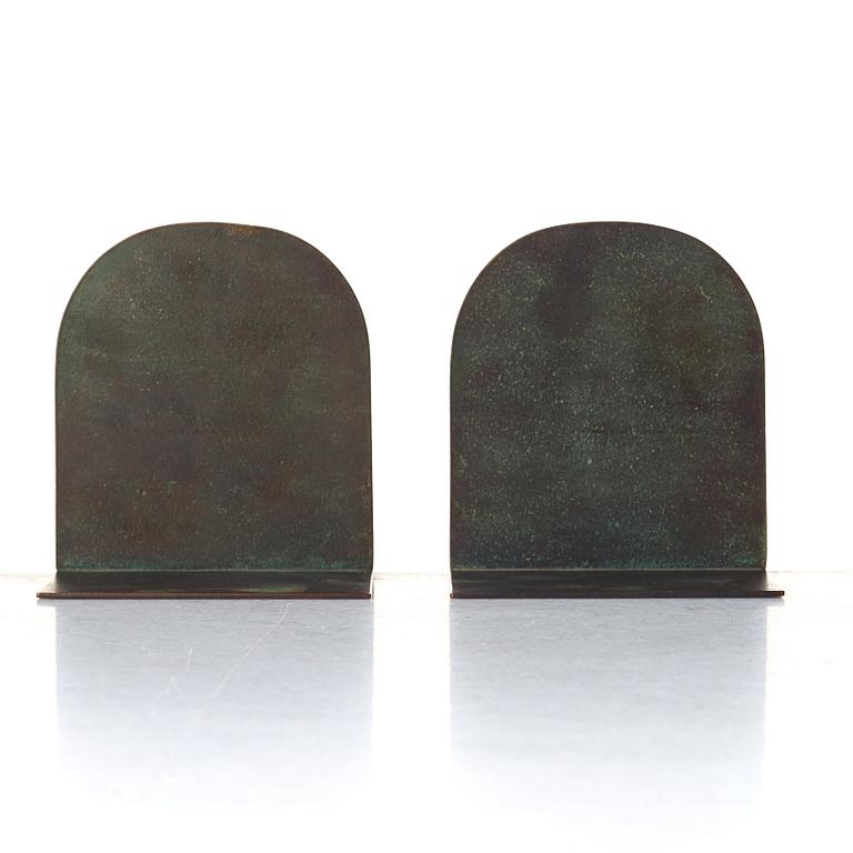 Ystad Brons (Ystad-Metall), bokstöd ett par, Swedish Grace, 1920-30-tal.
