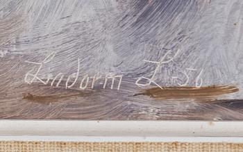 Lindorm Liljefors, Vårvinterlandskap.