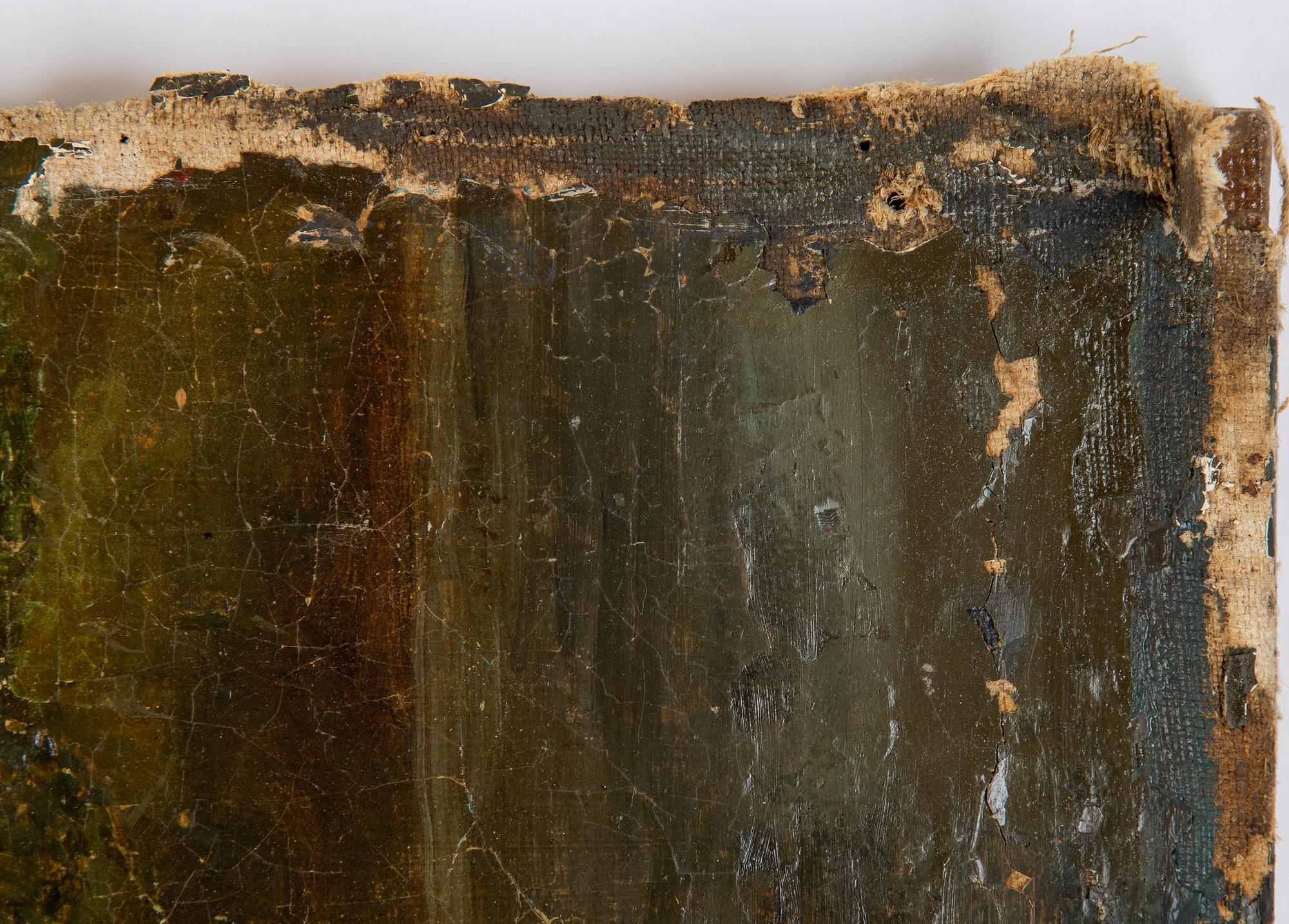Wall painting, 5, early 19th Century, oil on canvas/panel.