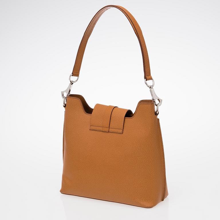 A Trussari Leather Shoulder Bag.