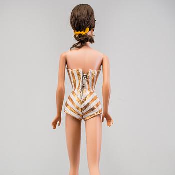 BARBIE OCH HENNES VÄNNER, 9 stycken dockor, Mattel, 1960/70-tal.