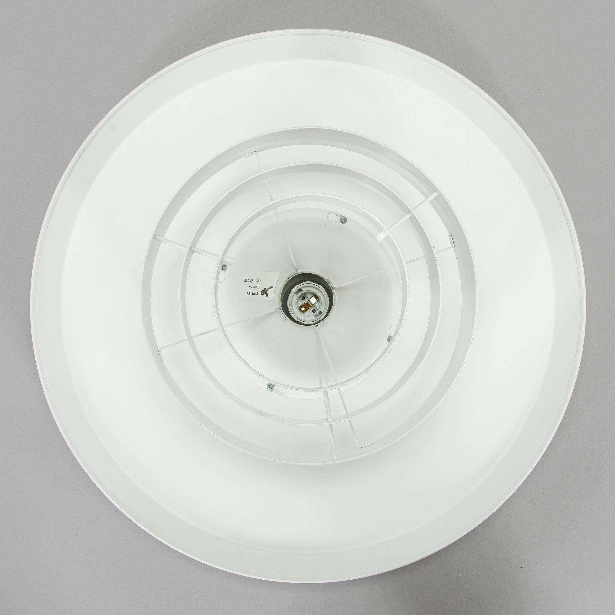 Alvar Aalto, A 'V6' ceiling light for Valaisinpaja Oy.
