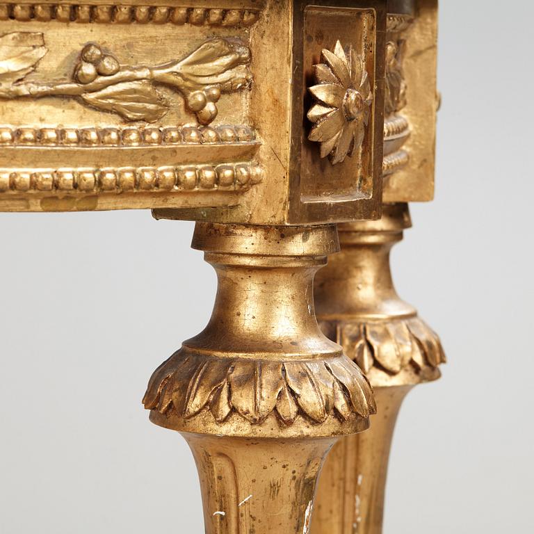 KONSOLBORD, gustavianskt stockholmsarbete, 1700-talets slut.