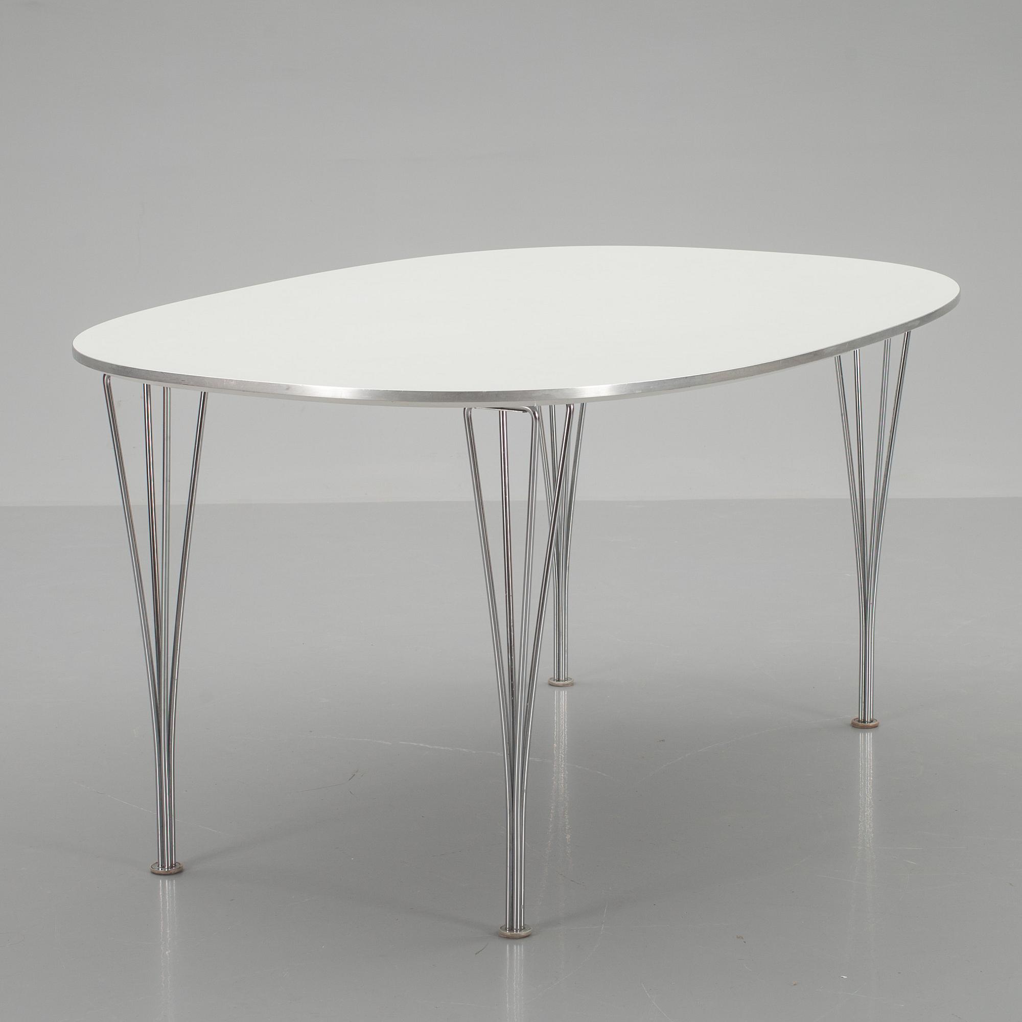 MATBORD, superellips. Bruno Mathson, Piet Hein för Fritz Hansen.
