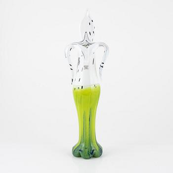 Ludvig Löfgren, a glass vase/sculpture, Kosta Boda, Sweden.